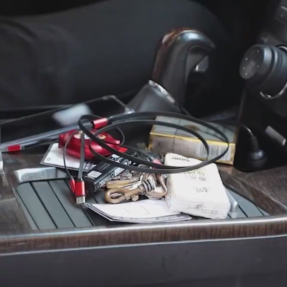 Car charger mobile phone storage box